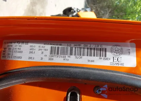 2015 Ram 1500 Sport z USA, uszkodzony, nr VIN 1C6RR7MT9FS701828